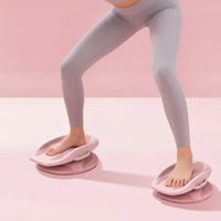 Waist Rotating Disc with Separate Bases Heavy-Duty Split Waist  Disc Fitness Equipment for Home Gym