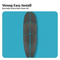 8 Pieces Wave-Riding Board Traction Pad Waterproof Paddleboard Grip Mat Foam Deck Grip Non-Slip Wave-Riding Board Pad