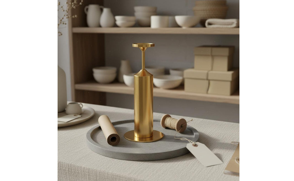 6 Pieces Elegant Metal Taper Candle Holder Set Assorted Heights Gold Candlestick Set Home Decoration for Wedding
