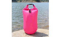 High-Visibility Inflatable Swim Buoy Open Water Swimming Safety Buoy Lightweight Swim Bubble Portable for Swimmers, River Swims, Beach