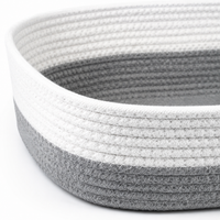 Cotton Rope Laundry Basket, Set of 3, Laundry Basket, Nordic Design, Storage Box, 30x23x12cm