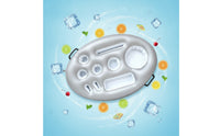 Long-Lasting PVC Inflatable Serving Bar Portable Floating Drink Holder Waterproof Inflatable Serving Buoyant Tray Large Capacity for Beach, Hot Tub, Lake