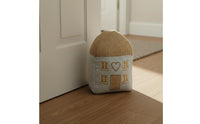 Cloth Cottage Doorstop Versatile Style Textile Door Stopper Anti-Pinch Decorative Cottage Door Stopper for Bedroom, Office