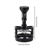 Rotating Coffee Distributor Metal Coffee Distributor Flared High-End Espresso Leveler for Before Pressing