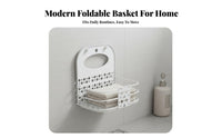 Foldable Laundry Basket Large Capacity Wall-Mounted Laundry Hamper Space-Saving Foldable Clothes Basket for RV Owners, Washroom, Bedroom, Dorm Room