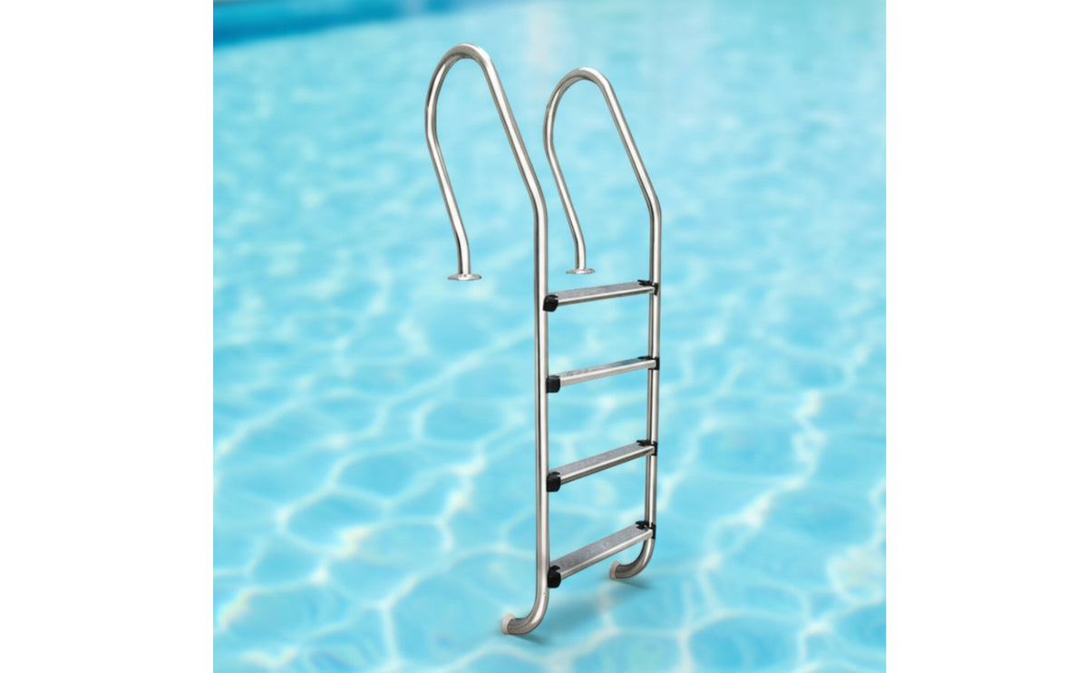 Pool Ladder with Handrails 304 Stainless Steel Swimming Pool Ladder Rust Resistant
