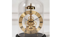 Clock with Clear Dome Roman Numeral Dome Clock Elegant Mechanical Desk Ornament for Study