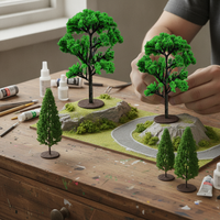 Miniature Artificial Banyan Tree & Pine Tree for Micro Landscape Decor