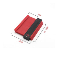 Multi-Functional Contour Gauge Metric and Imperial Scale Locking Profile Gauge High Precision Irregular Shape Tracer Long-Lasting ABS Material for Woodworkers, Craftsmen, DIY Enthusiasts, Carpentry, Tiling, Flooring Installation, Workshop