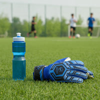Goalkeeper Gloves with Finger Protection Adjustable Goalkeeper Gloves with Latex Palm Comfortable for Goalkeepers, Goalies