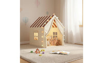 Safe and Kids Play Tent House Large Space Princess Castle Tent Portable Indoor Play Castle Sturdy Metal Frame for Toddlers