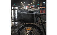 Bike Rear Seat Bag Water Resistant Cycle Trunk Bag Large Capacity Biking Accessory for Cyclists, Commuters, Night Riding