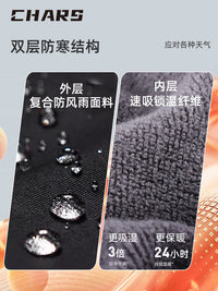 CHARS游泳浴袍专用冬泳保暖浴袍速干浴巾训练潜水斗篷冲锋衣浴巾