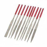 10 Pieces Professional Guitar Fret File Set Multipurpose Use Guitar Nut Slotting File Set Multifunctional for Luthiers, Guitarists, Fretwork