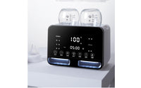 Thawing Baby Bottle Warmer with Sterilizer 2-in-1 Bottle Warmer with Sterilizer Multi-Function Infant Meals Heater Electric for Parents, Infants, Night Feeding, Kitchen, Nursery
