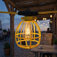 Garden Lights with Light Fitting for Festoon Lights, Single E27 Lamp Holder for Outdoor Lighting, 110-230V Bulb Holder, 240V 10-16A E27 Lamp