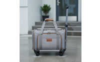 Soft Sided Pet Trolley Luggage Strap Portable Pet Transport Carrier Breathable Mesh for Cat Owners