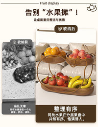 Multi-layer Fruit Basket Storage Rack for Home and Living Room
