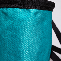 Climbing Chalk Bag, Bouldering Chalk Bag with Drawstring Closure, Zippered Pocket & Nylon Belt, 19x12.5x12.5cm
