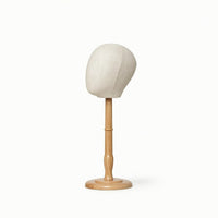 50 Cm Mannequin Head with Wooden Stand Sturdy Child Mannequin Head Lightweight Display Form Versatile for Boutique
