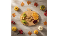 Pumpkin Serving Board Fall Pumpkin Cutting Board Rustic Tray for Hosts, Parties