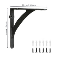 Wall Shelf Support Brackets Vintage L Brackets Industrial Shelf Bracket for Craftspeople