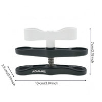 Aluminum Alloy Diving Photo Clamp Extended Coiled-Loaded Clamp Two-Tone Tool Hardware Multi Purpose for Underwater Photography