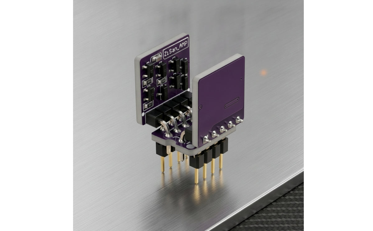 Compact Op-Amp Module with Pins Upright Twin-boardBoard Op-Amp Insertable Operational Amplifier Module Mini for Audiophiles, Hobbyists, DIY Audio, Prototyping