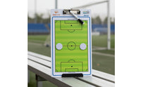 Portable Soccer Board Easy to Use Football Board Write and Wipe Soccer Coaching Clipboard Includes Markers for Coaches, Trainers