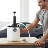 Automatic Brake Fluid Changer 3L Capacity Pneumatic Brake Bleeder Portable Handle Auto Repair Tool for Workshop