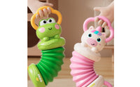 Loop Handles Baby Accordion Toy Corrugated Plastic Bellows Toy for Babies