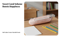 Ballet Shoe Pencil Case Waterproof Pointe Shoe Pen Pouch Zipper Closure Ballerina Slipper Bag for Students, Dancers