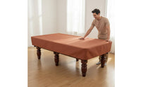 7-Foot Billiard Table Cover Oxford Cloth Waterproof Billiard Table Cover Full Coverage Home Protection
