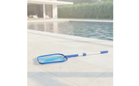 Adjustable Pool Skimmer with Telescopic Handle Lightweight Pool Cleaning Net with Long Handle Handheld for Spas