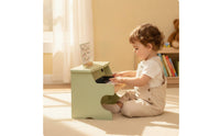Wooden Piano with Music Stand 25-Key Tabletop Piano Educational Musical Instrument for Young Children, Beginners, Playroom, Preschool, Nursery