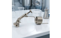 Sanitary Fermentation Sampling Part with Clamp Flange Polished Clamp-End Sampling Valve Compact Hardware Easy to Install for Homebrewers