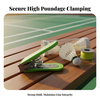 High Tension Support Racket Stringing Clamp Mini Size Badminton Stringing Clamp Strong Clamping Force for Home Workshop