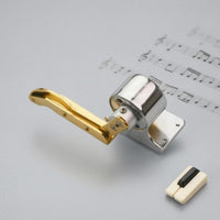 Cylindrical Housing Piano Slow-Fall Damper Curved Lever Arm Piano Soft Close Device Rectangular Base Music Hardware Metal