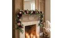 Artificial Flower Garland Faux Floral Garland Wedding Floral & Foliage for Home Decor, Party