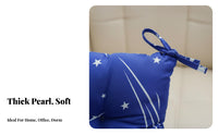 Comfortable Thickened Dining Chair Pad Retains Shape Square Seat Cushion with Ties Easy to Clean for Students, Dorm Room