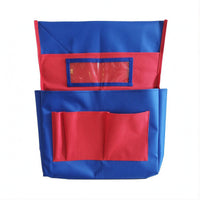 Chair-Back Organizer Divided Pockets Chair-Back Hanging Bag Large Compartment Classroom Hanging Bag for Kindergarten