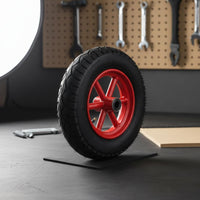 14 Inch Pneumatic Wheel Smooth Rolling Hand Truck Replacement Wheel Wide Rolling Surface Industrial Hardware