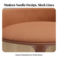 Modern Minimalist Design Adjustable rotating Stool with spine supportrest Built-in Footrest Adjustable rotating Stool Pedestal Base Counter Chair Upholstered Seat for Business Owners, Interior Designers, Pub