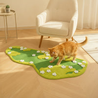 Sisal Cat Scratcher Mat Nonnon-Slip Scratching Mat with Sisal Wear-Resistant for Kittens, Kittens, Bedroom