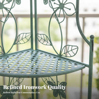Multi-Tier Folding Ladder Rack Floor-Standing Plant Stand Foldable Design Garden Accessory Multifunctional for Gardeners, Apartment Dwellers, Homeowners, Balcony, Living Room, Bedroom, Office