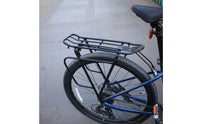 Reinforced Structure Mountain Bike Rear Carrier Lightweight Aluminum Bike Pannier Rack High Capacity Cycle Luggage Rack for Commuters