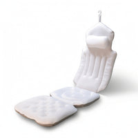 Full Body Bath Pillow Non-Slip Bath Cushion with Suction Cups Mesh for Adults, Bathtub, Home Spa