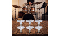 6 Pieces Drum Hardware Screw with Hand-Tightening Screw Drum Rack Wing Nut Resistant for Drummers