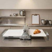 Foldable Manual Pastry Sheeter Adjustable Thickness Countertop Pastry Sheeter Tabletop for Bakery