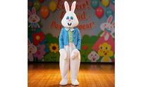 Hare Costume with Headpiece Furry Hare Costume Full-Body Bunny Suit for Children, Young Children